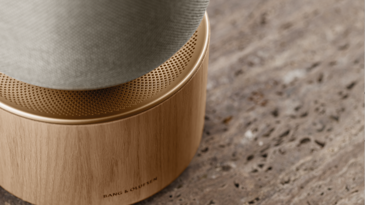Image showing the Fibonacci patterned aluminium of Beosound Balance