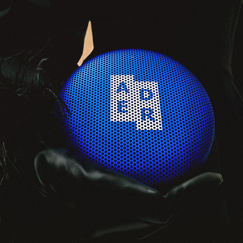 Bag in a hand with leather glove