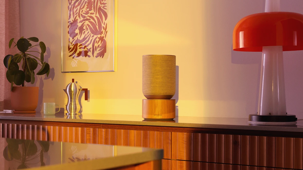Beosound Balance in a kitchen