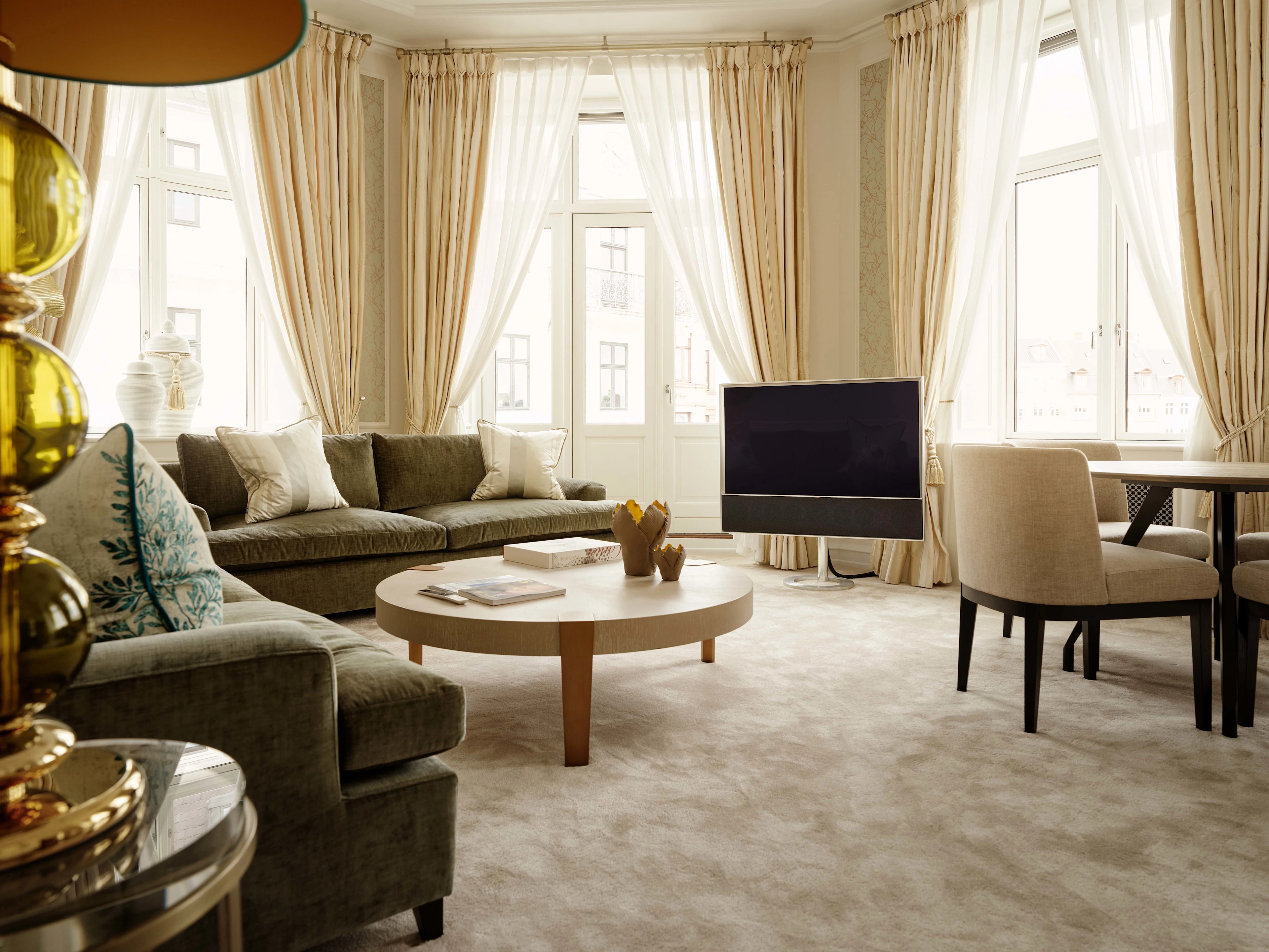 Hotel D’Angleterre living room