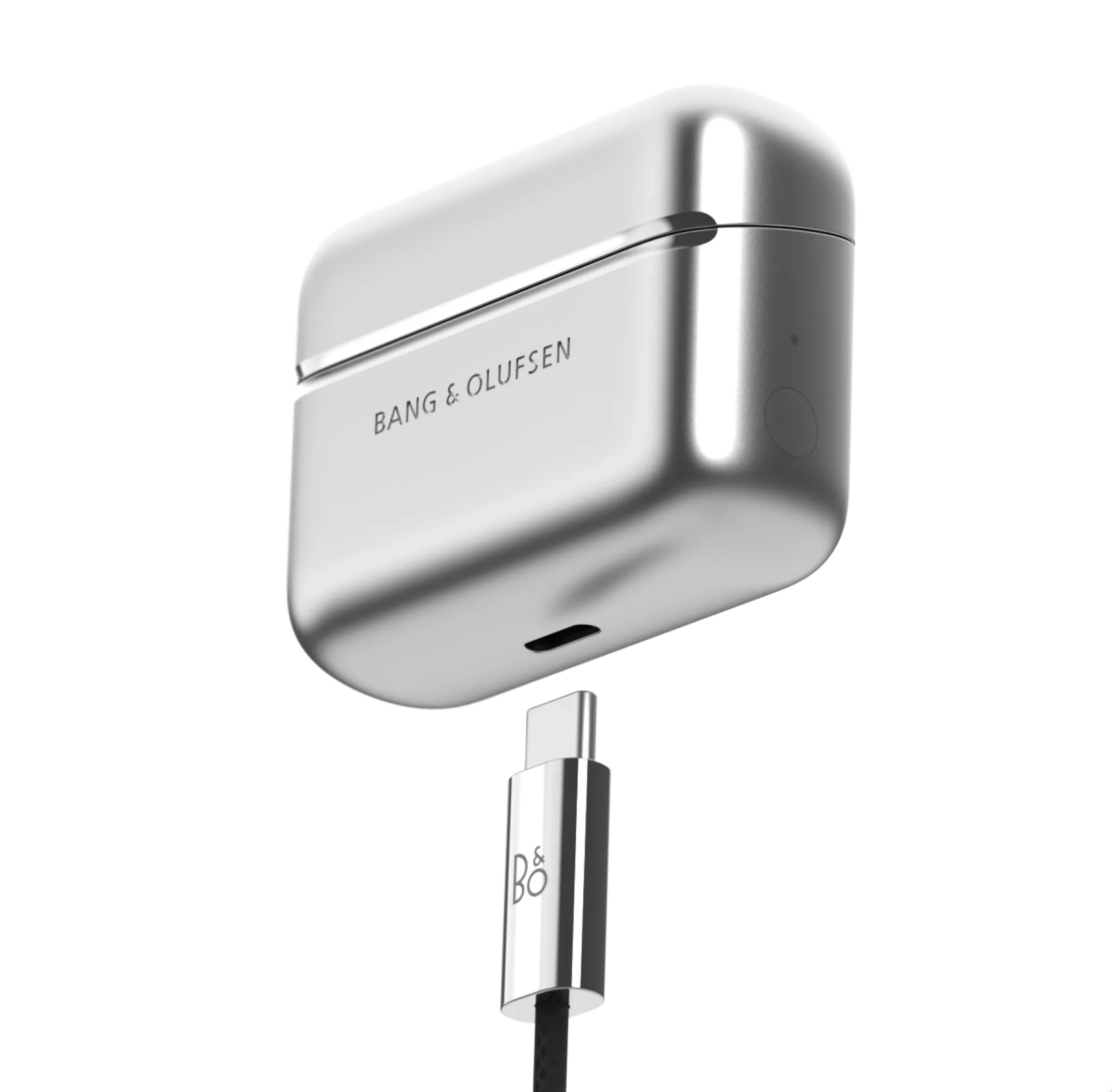 Beo Grace 鋁製充電盒,即將連接充電線