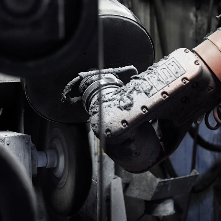 machinery in the factory