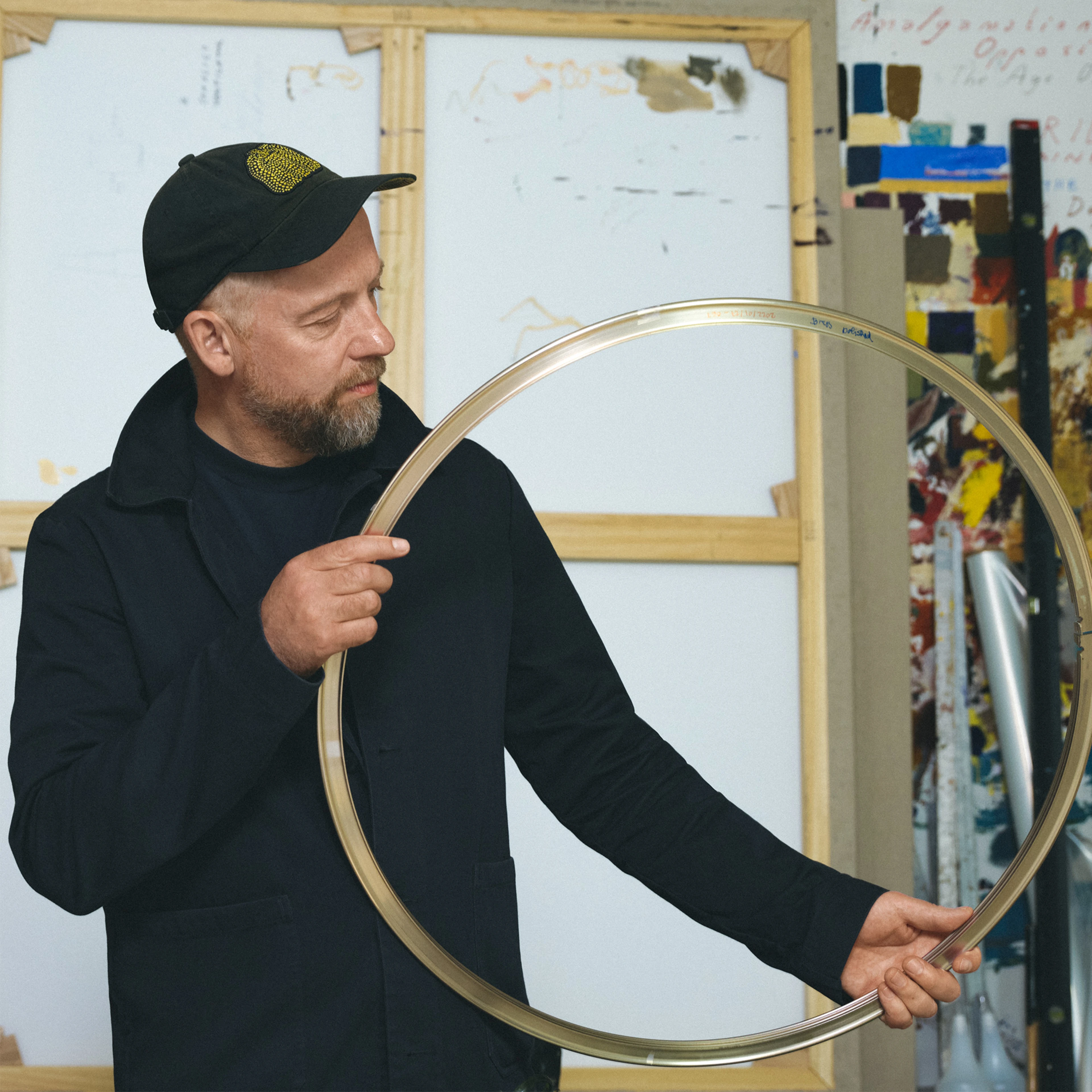 Kasper looking at A9 frame