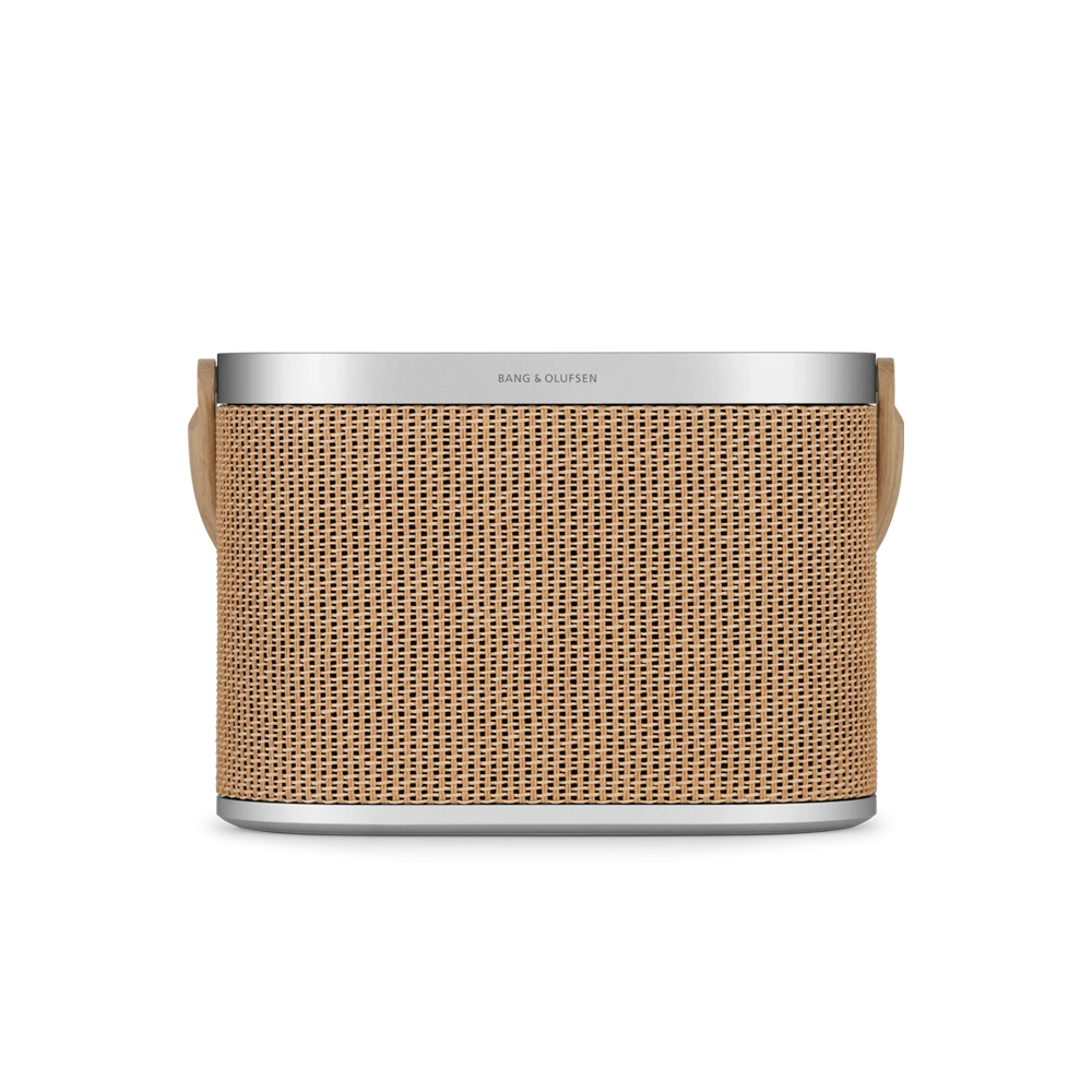 Image of Beosound A5 in Nordic Weave from the front