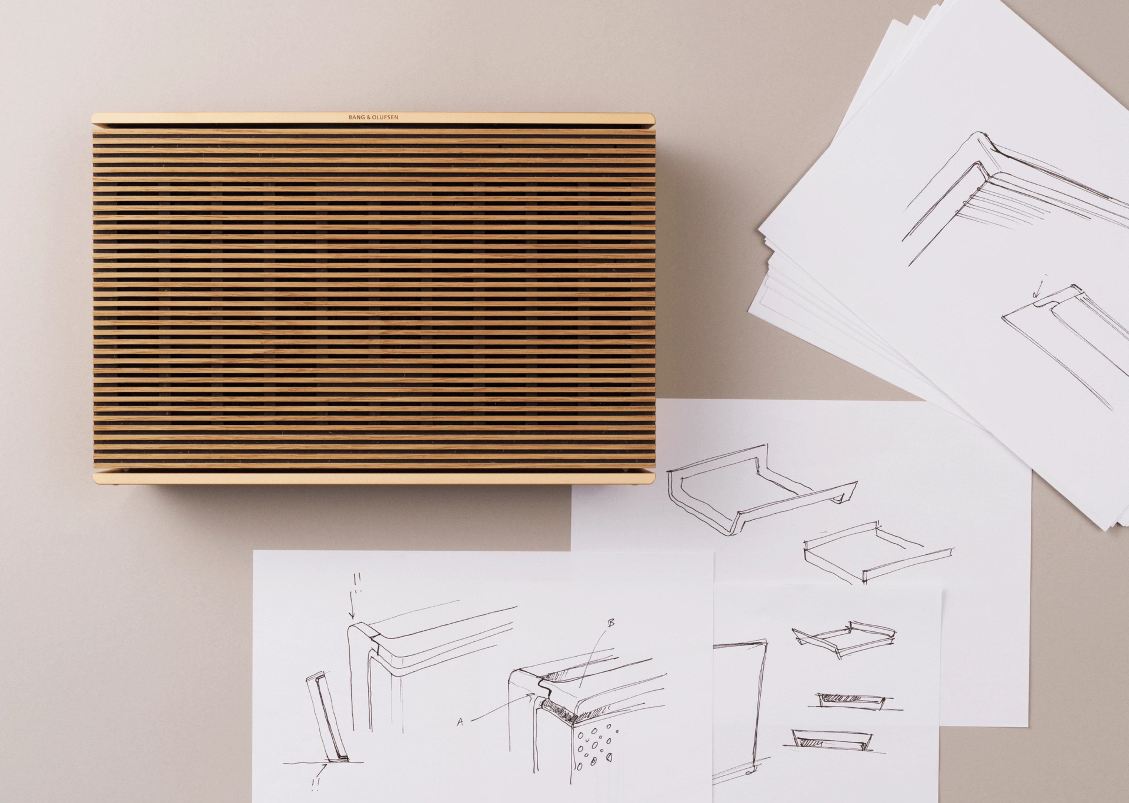 Beosound Level with sketches