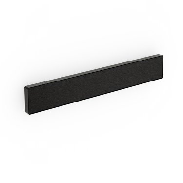 Beosound Stage in Black Anthracite von der Seite vorne