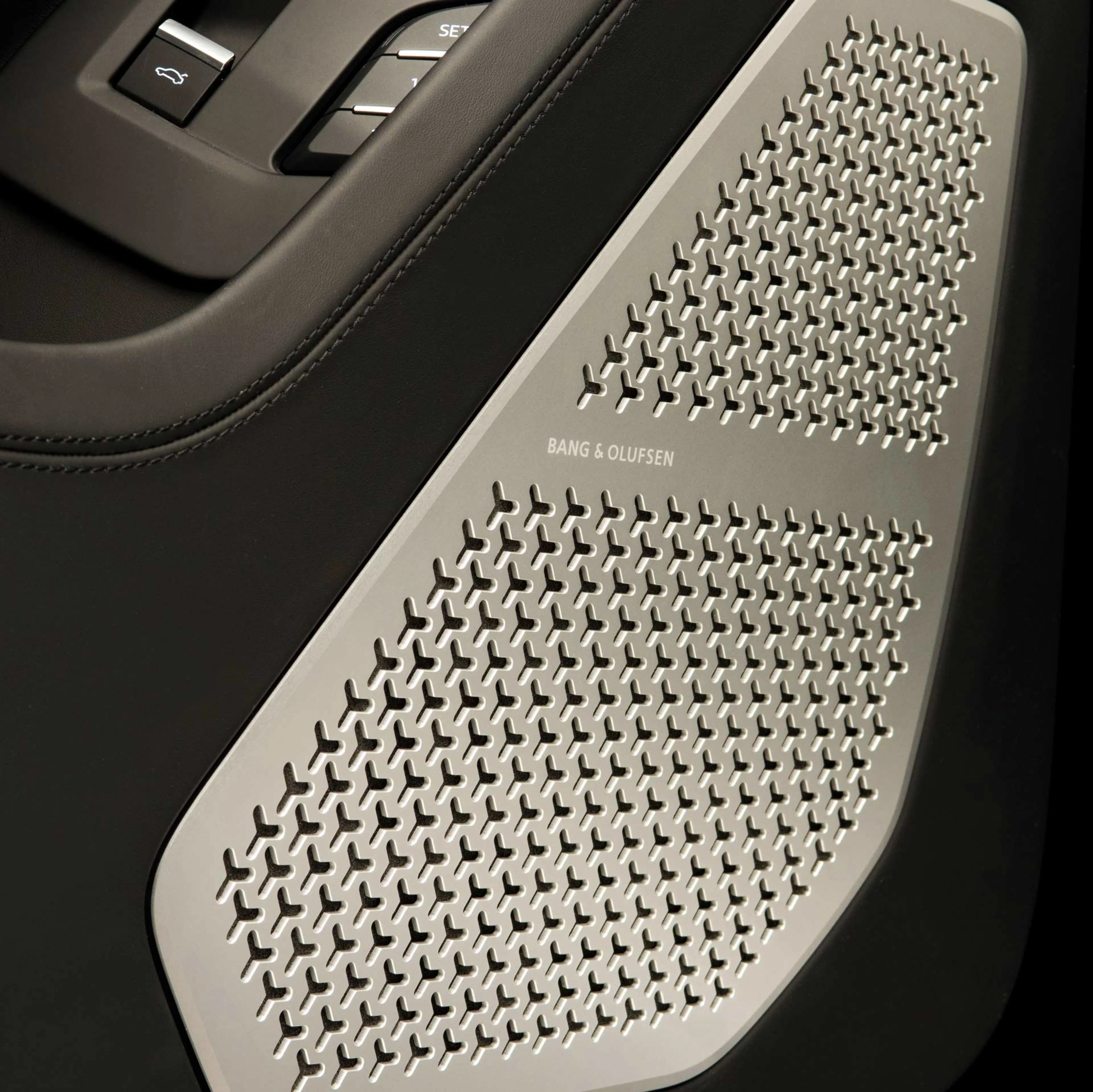 Speaker grill in a Lamborghini Urus
