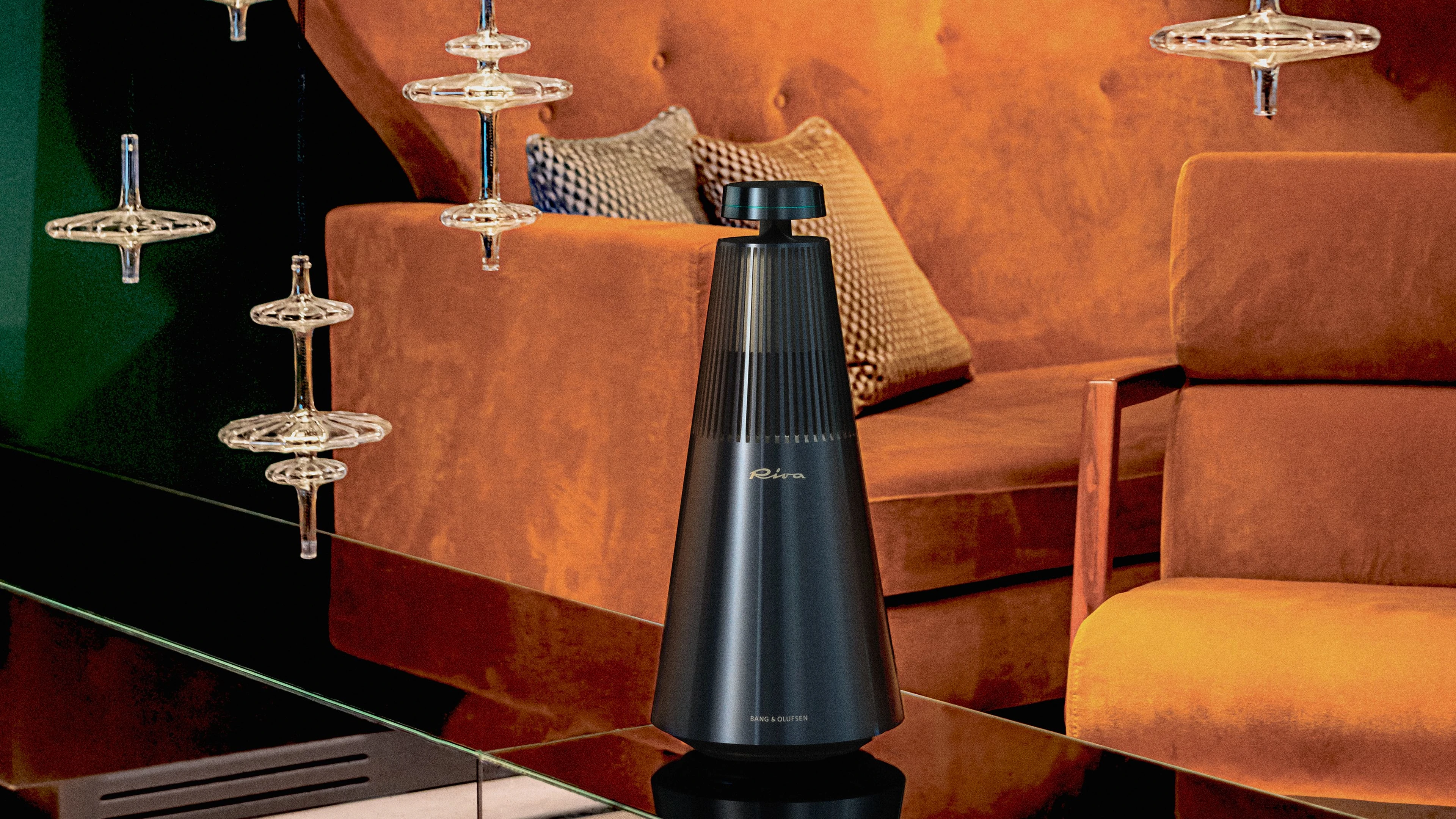 Beosound 2 Riva Edition standing on the floor
