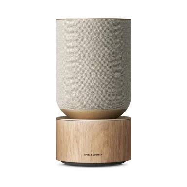 Beosound Balance with Google Assistant in natural oak