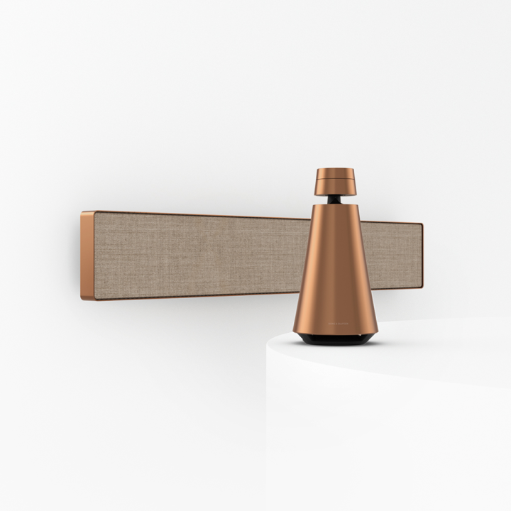 Beosound Stage and Beosound 1 in Bronze