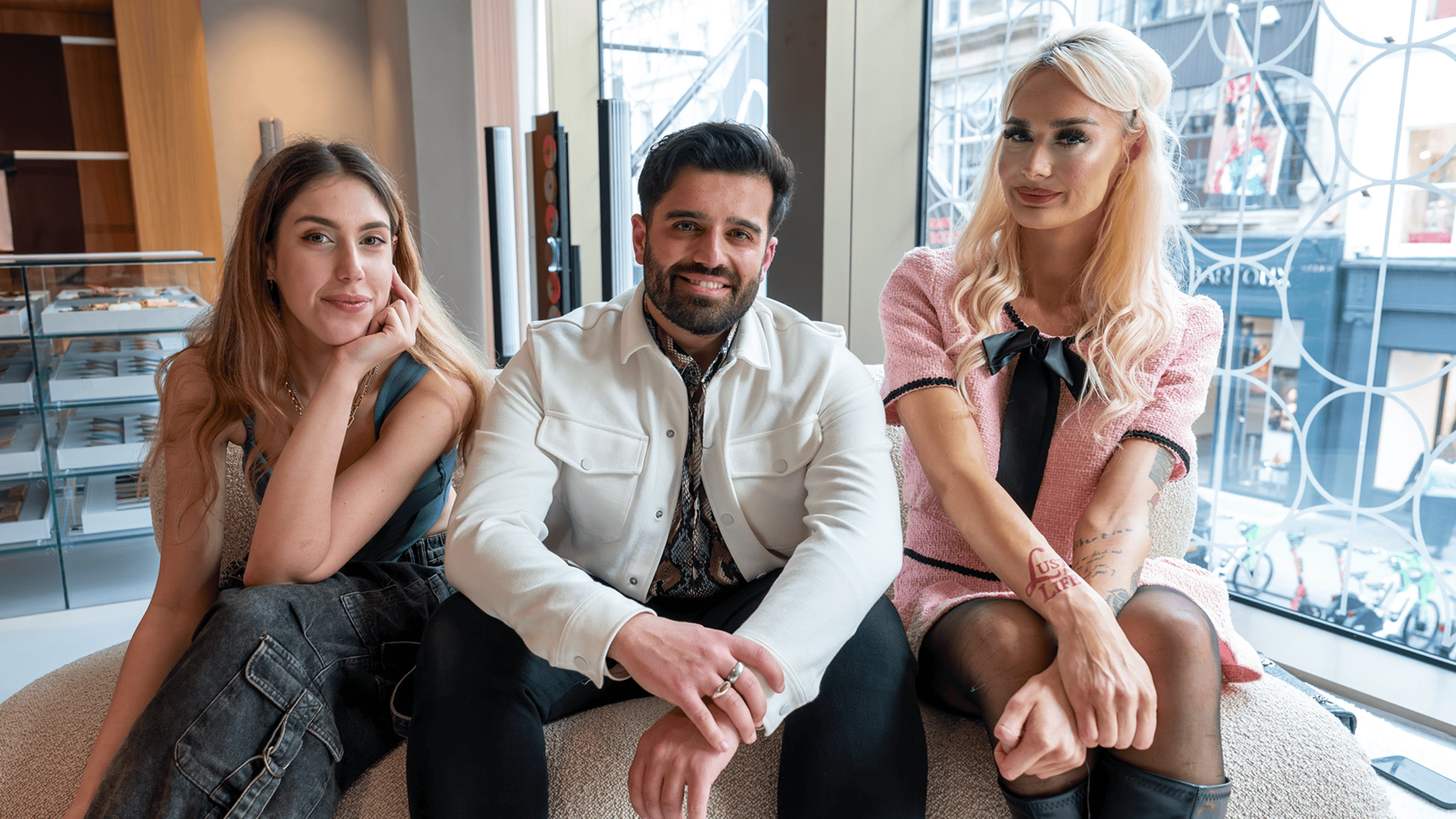 The three finalist of the competition