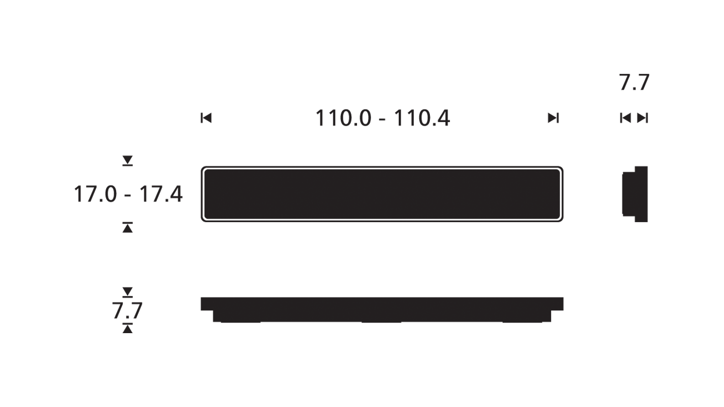Beosound Stage - dimensions drawing