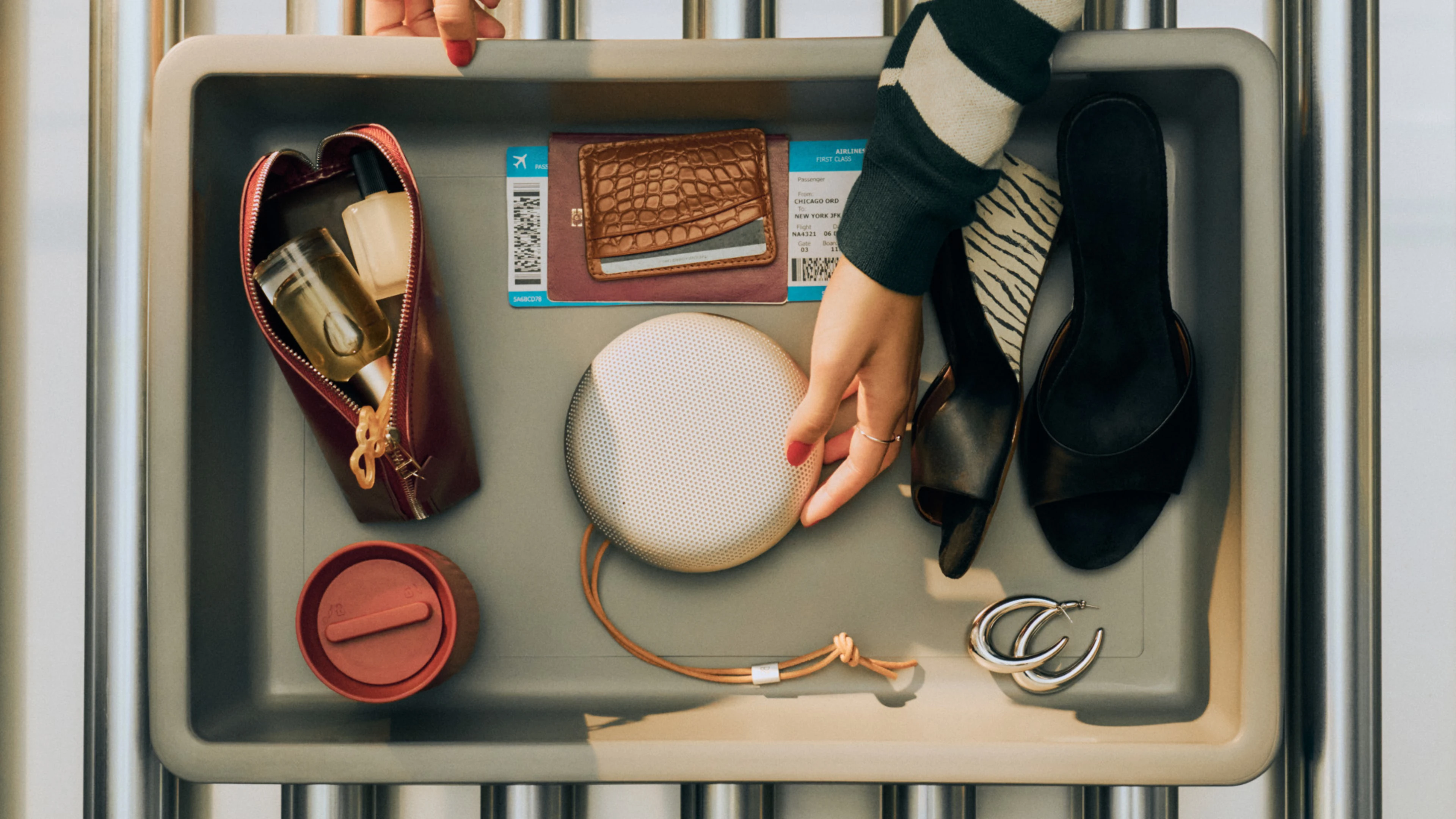 Beosound A1 3rd Gen on airport trail