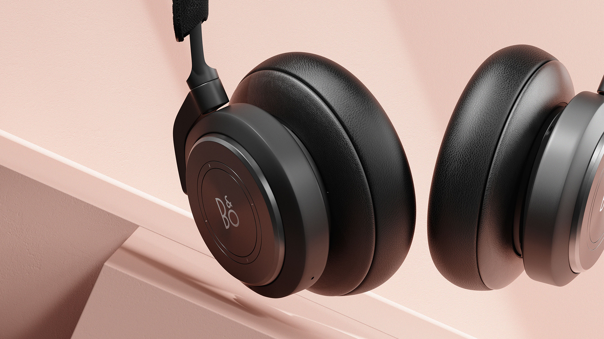 Beoplay H9 black on grey background