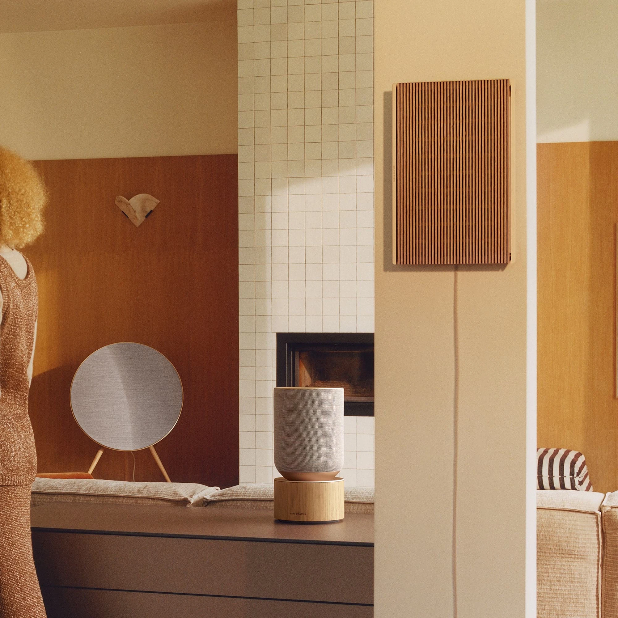 Evergreen shot of Beosound Level, Balance and A9