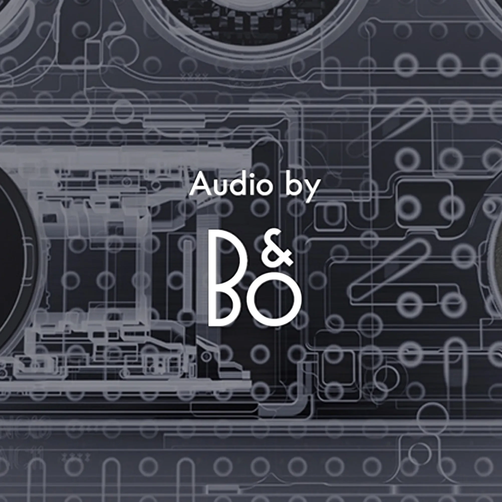 Audio by Bang & Olufsen logo