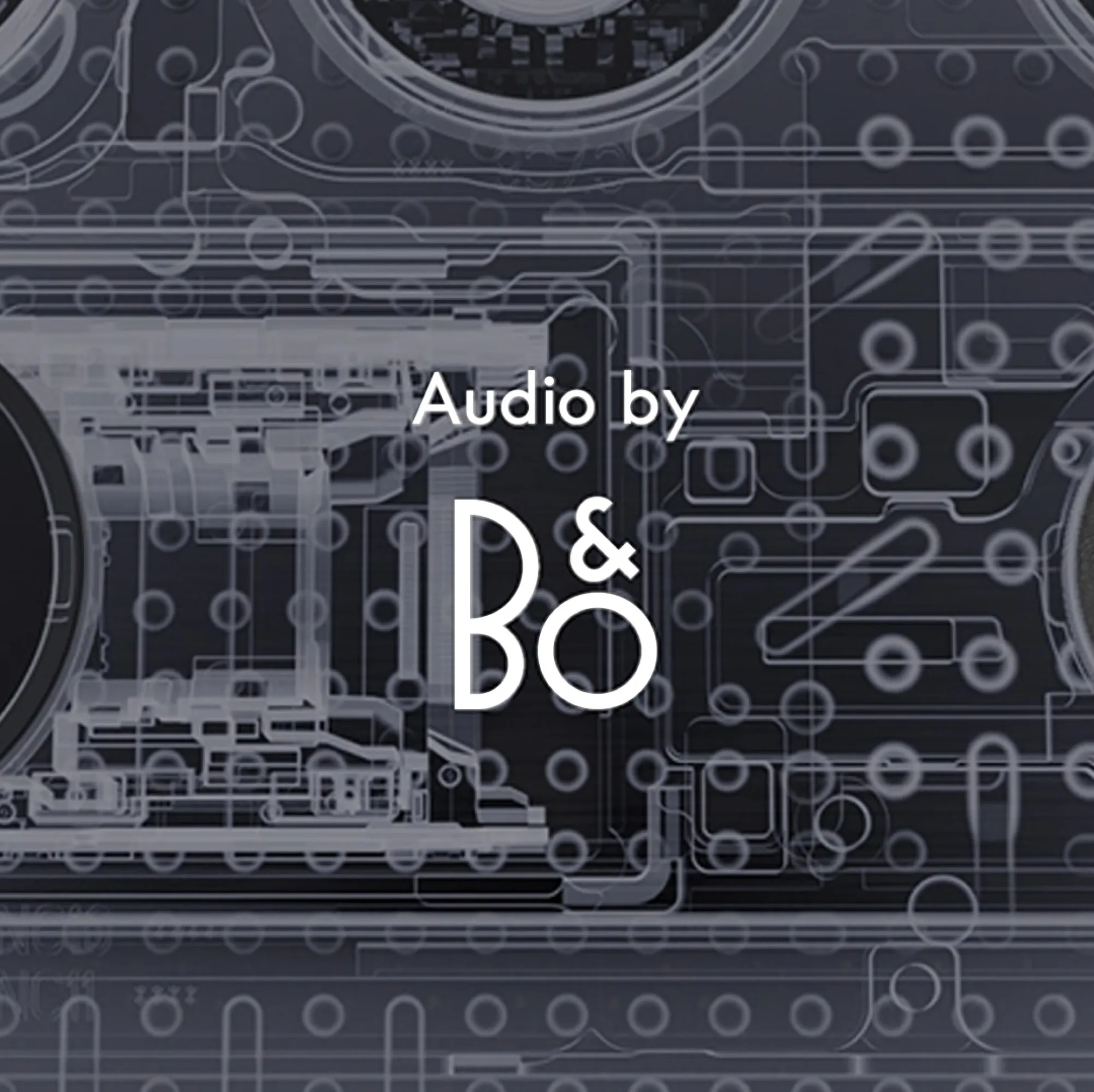 Audio by Bang & Olufsen logo