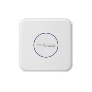 Top view of the Beoliving intelligence smart home device