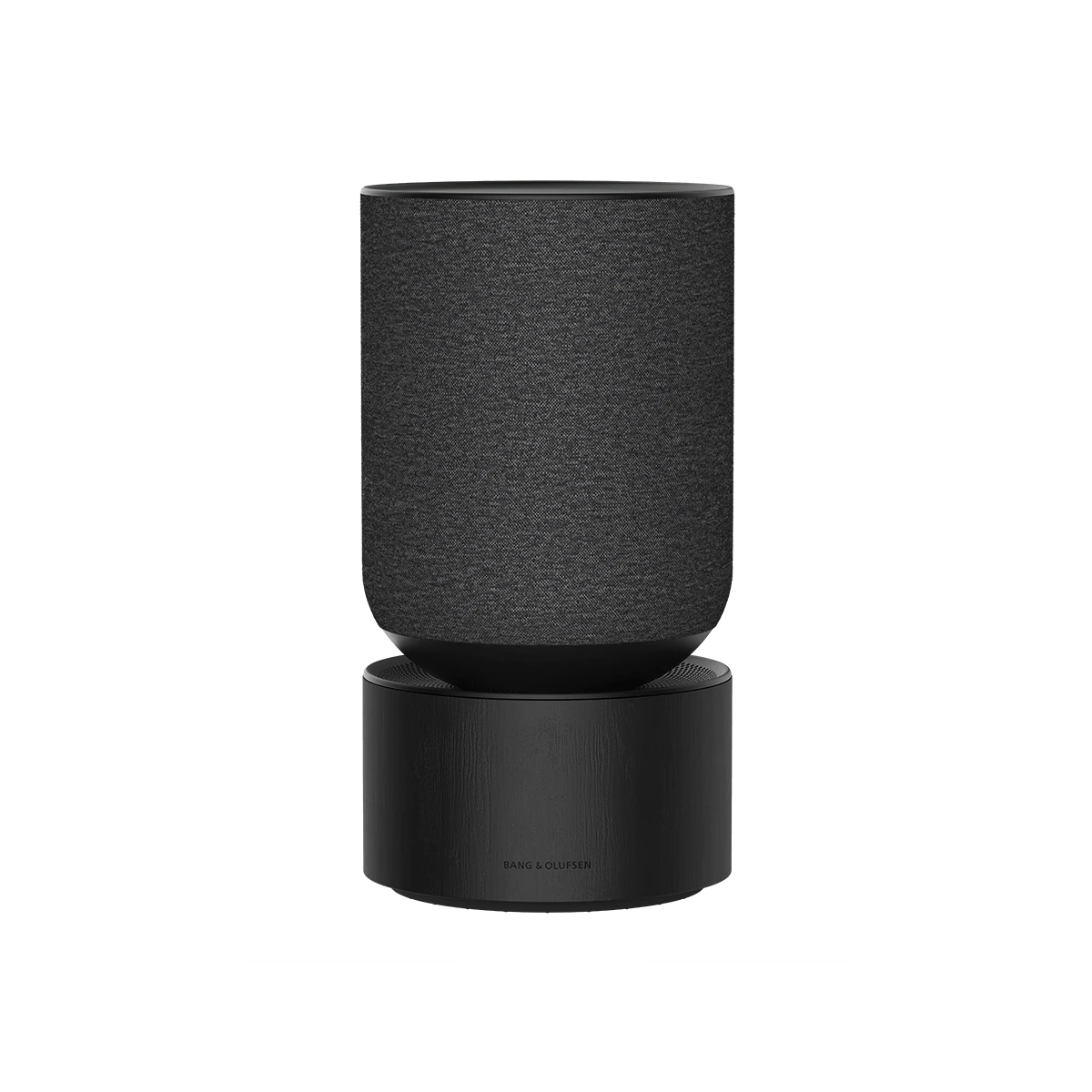 beosound balance black oak speaker with wallpaper design award logo