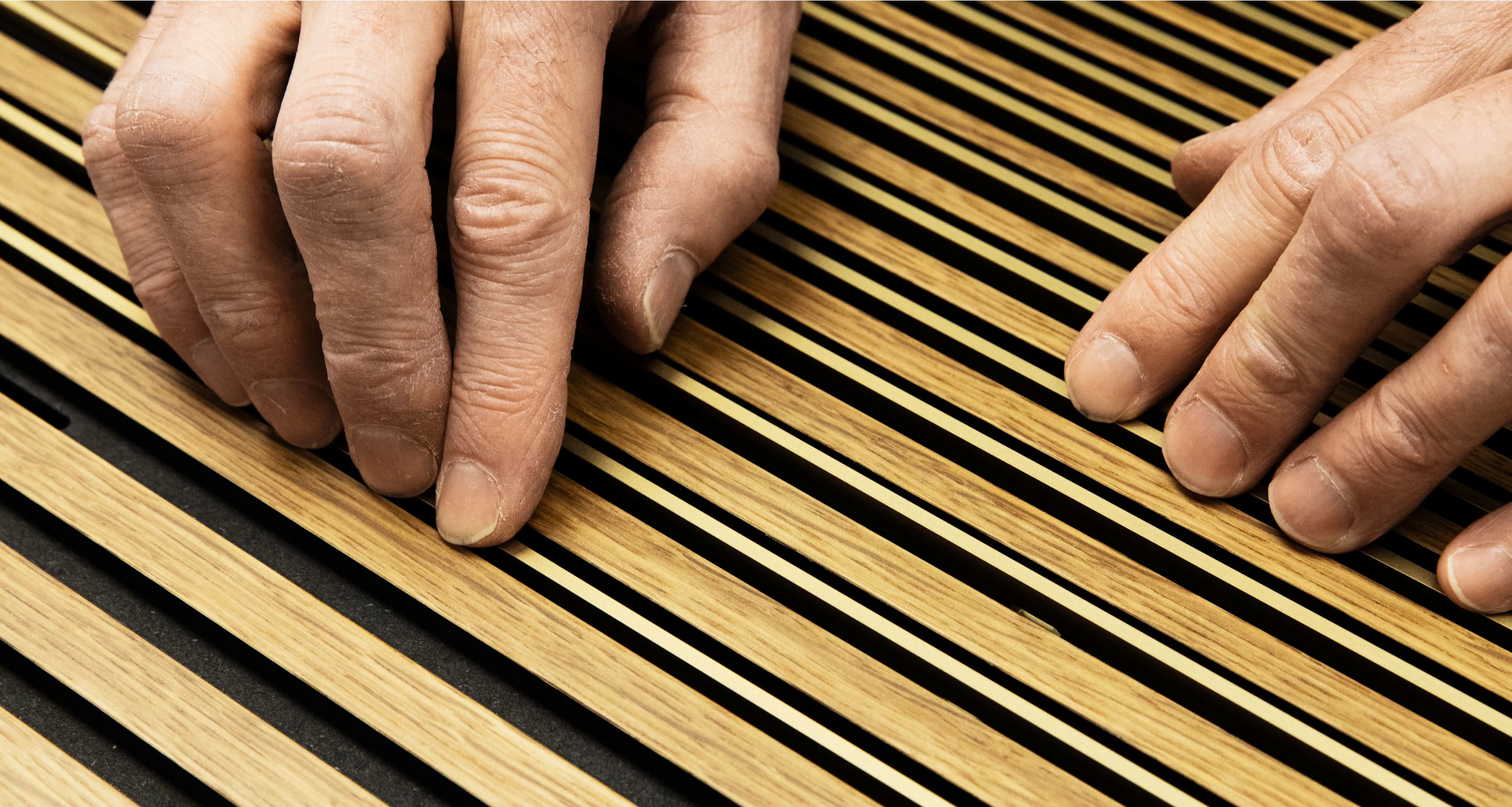 Close up on wood details
