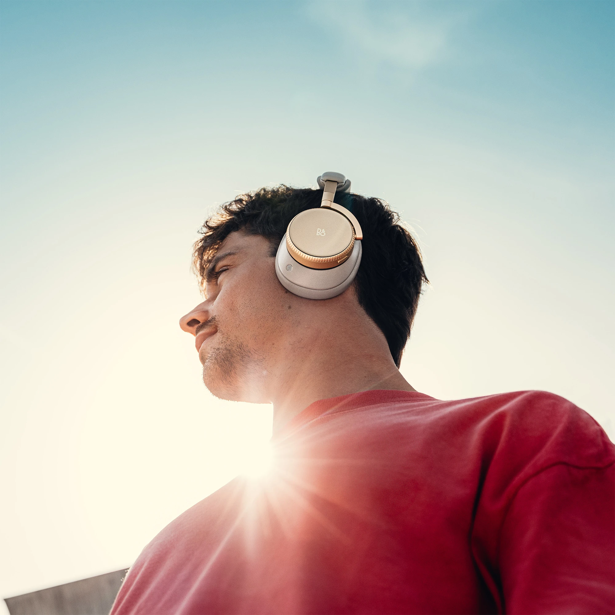 Charles Leclerc with Beoplay H100