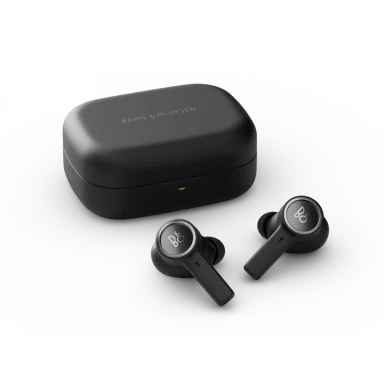 Image of Beoplay EX in Black Anthracite with charging case