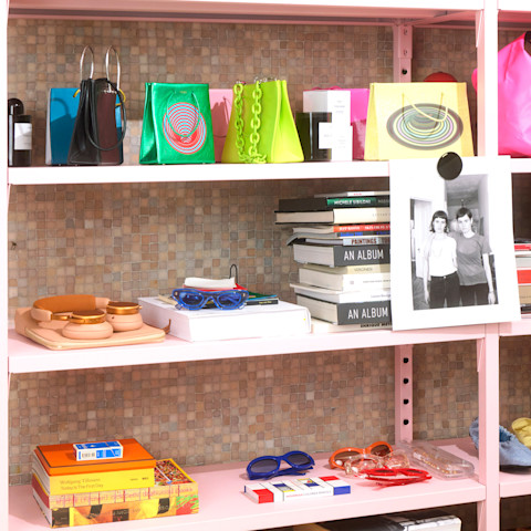Bookcase in the studio