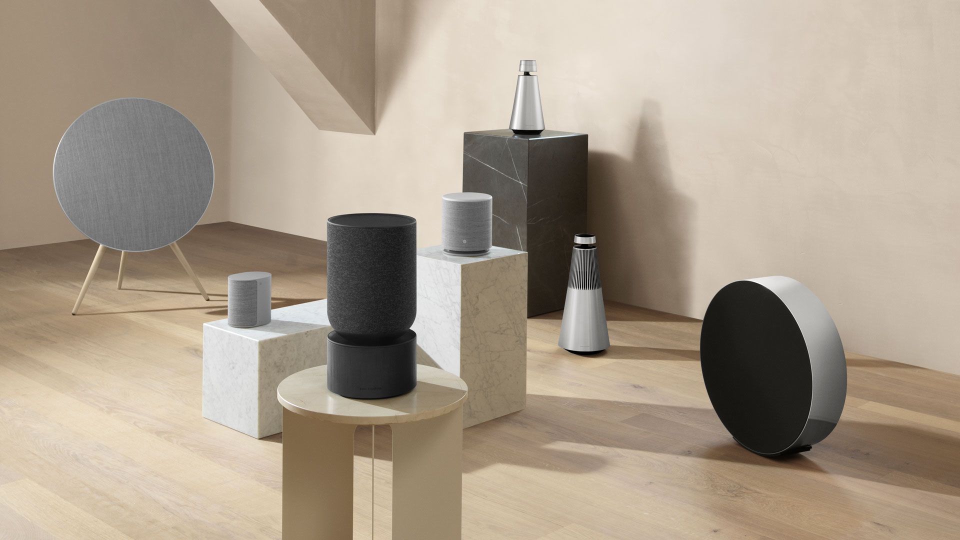 bang & olufsen round speaker