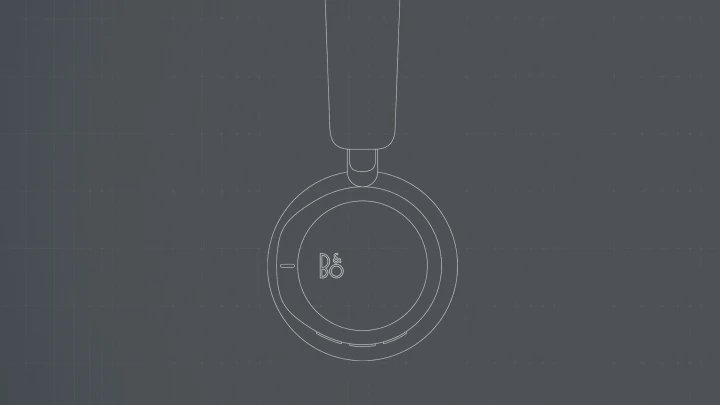Beoplay H8i headphones CAD drawing