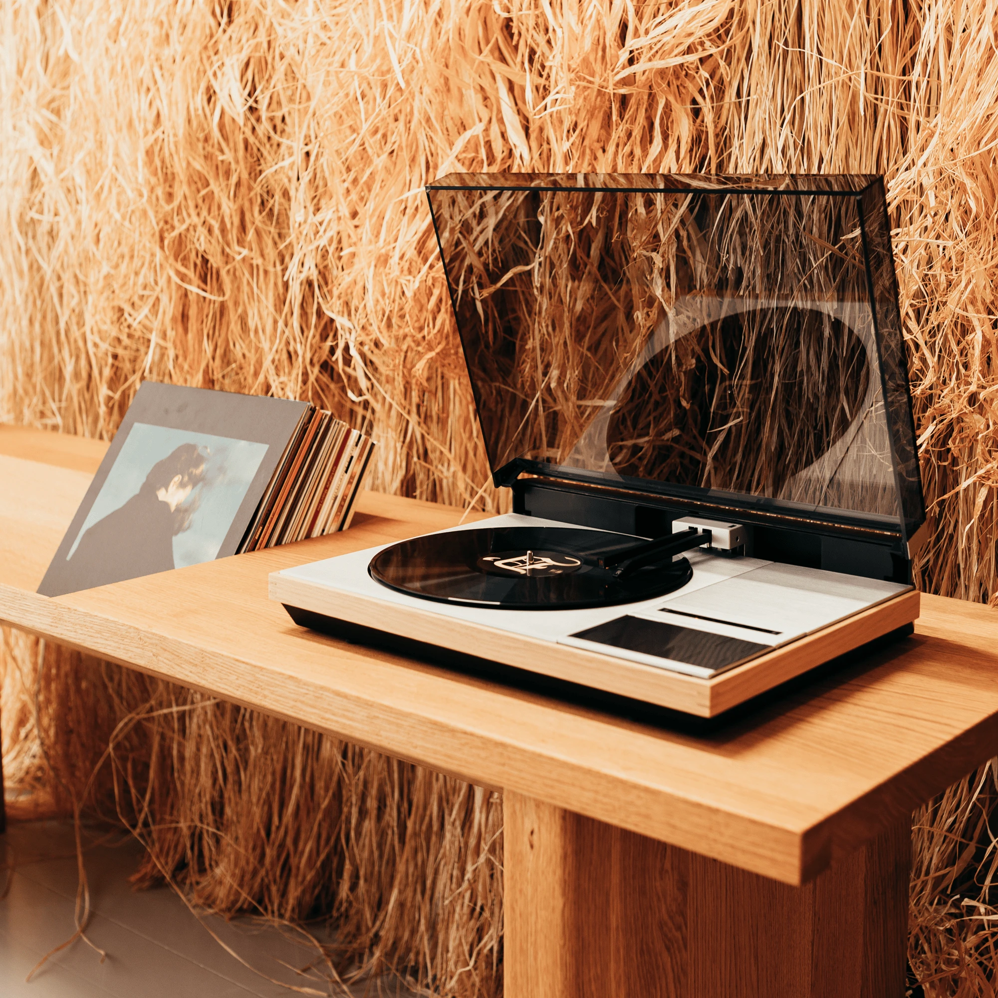 Image of a Beogram 4000c recordplayer displayed during 3 Days of Design event in Copenhagen