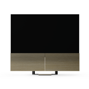 Beovision Harmony with light oak and gold alluminium