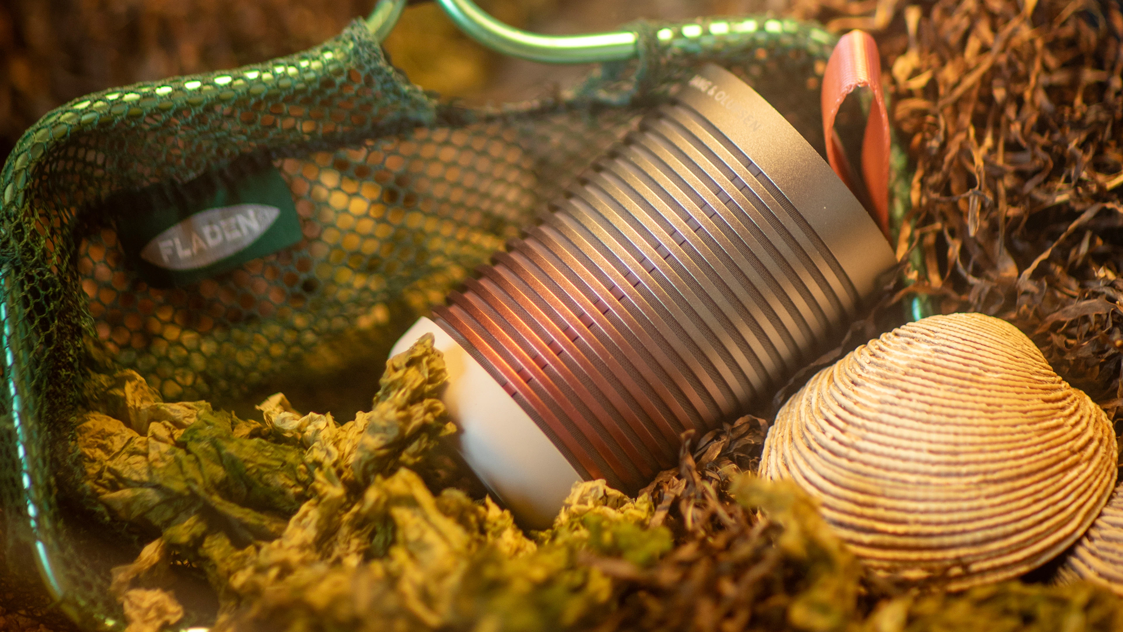 Beoplay Explore in a fish net display