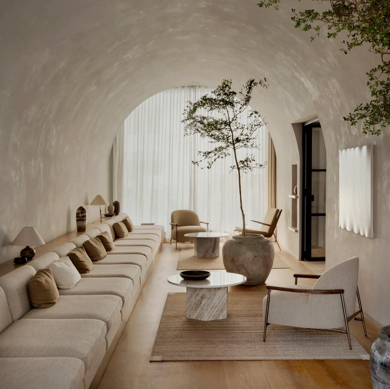 A lobby in hotel Puro Warsaw