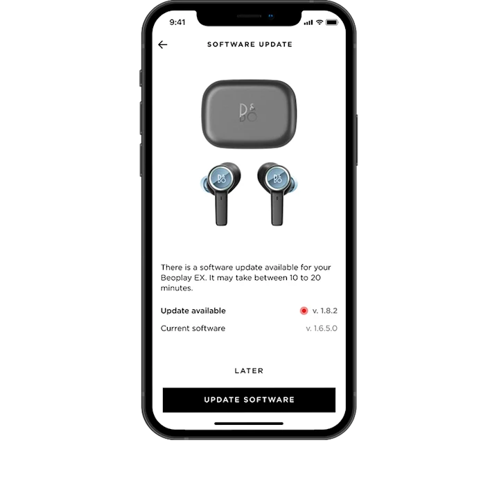 A screenshot of EX on the app