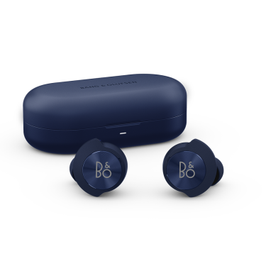 Image of Beoplay EQ in Midnight Blue in case