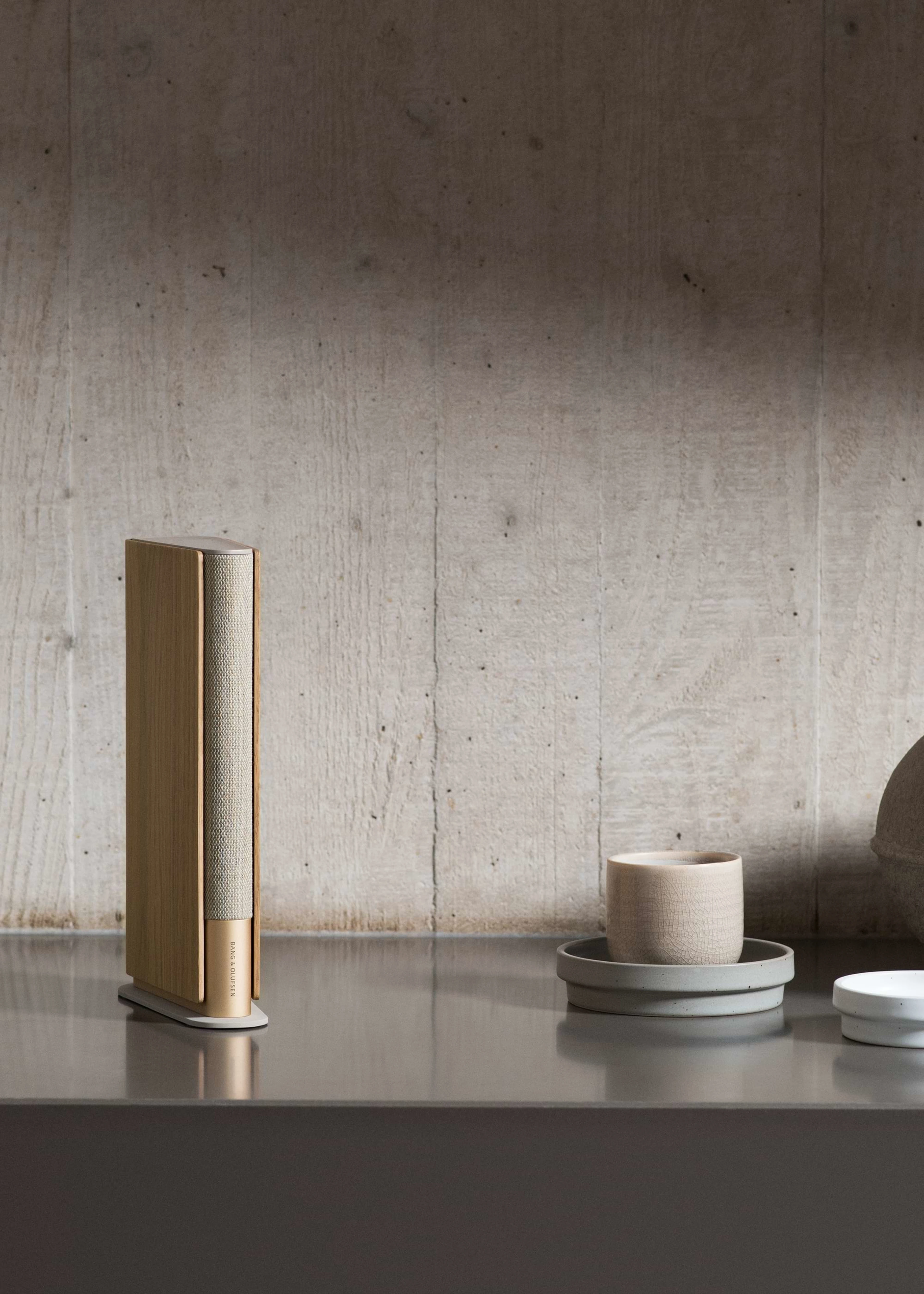 Beosound Emerge on a countertop