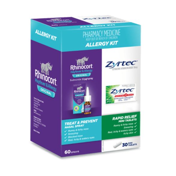 RHINOCORT® & ZYRTEC® Allergy Kit - Image 1 - Zyrtec / Reactine - en-AU