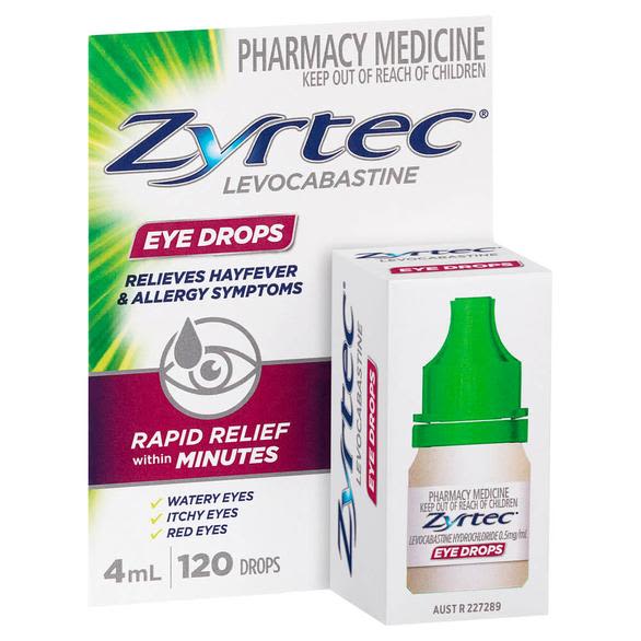 Zyrtec Antihistamine Hayfever & Allergy Eye Drops