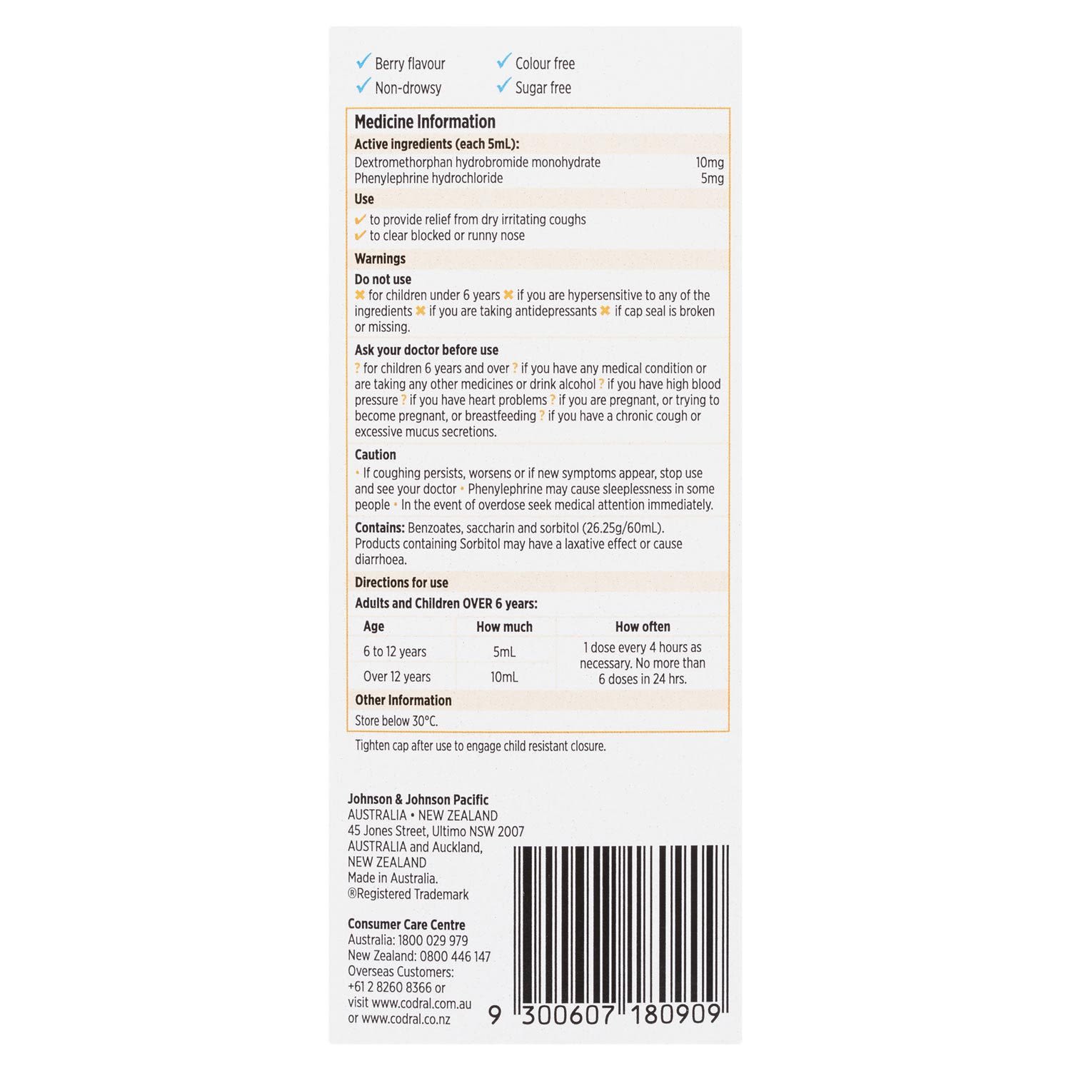 Codral Dry Cough +Cold - Image 3 - Codral - en-AU