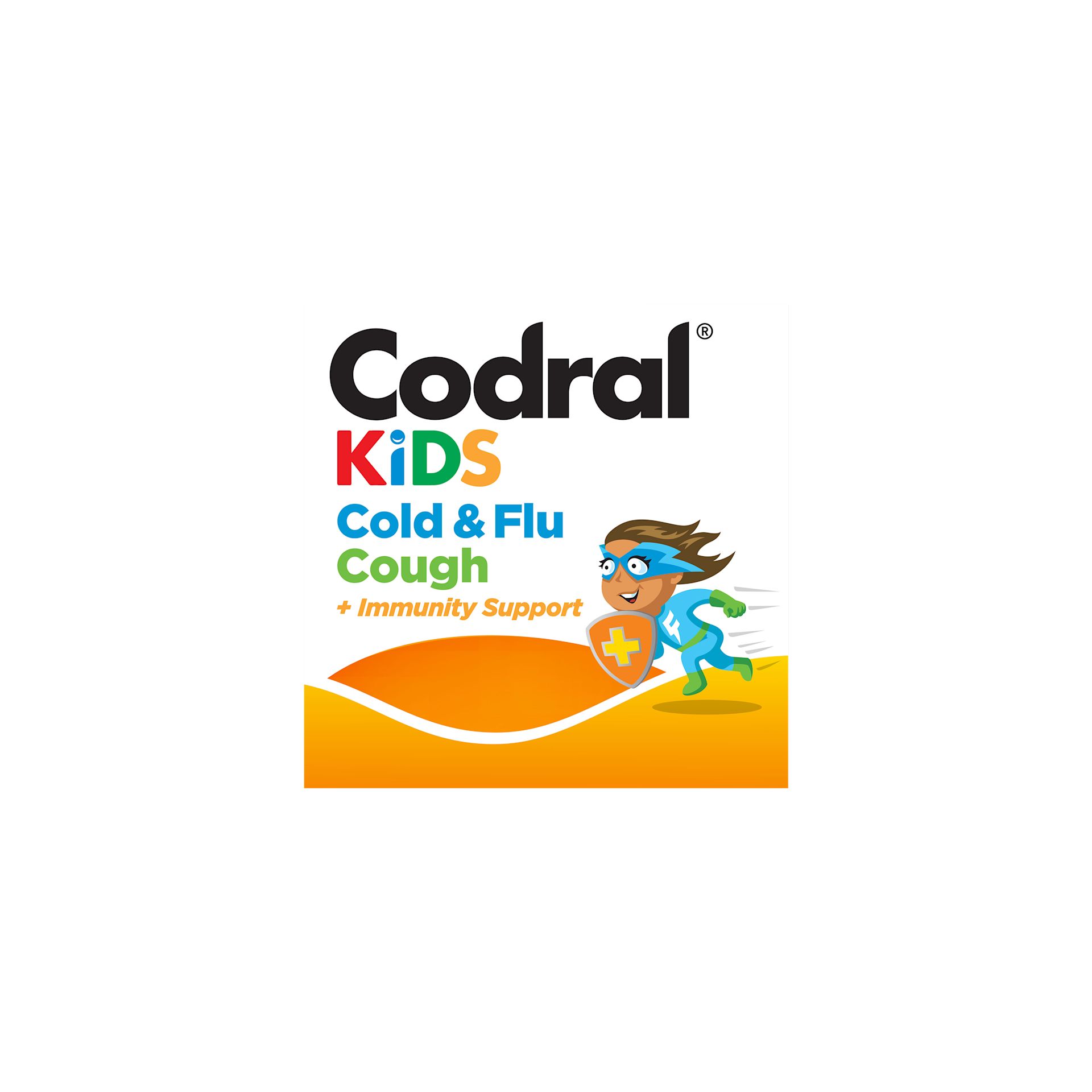 Codral Kids Cold & Flu Cough + Immunity Support