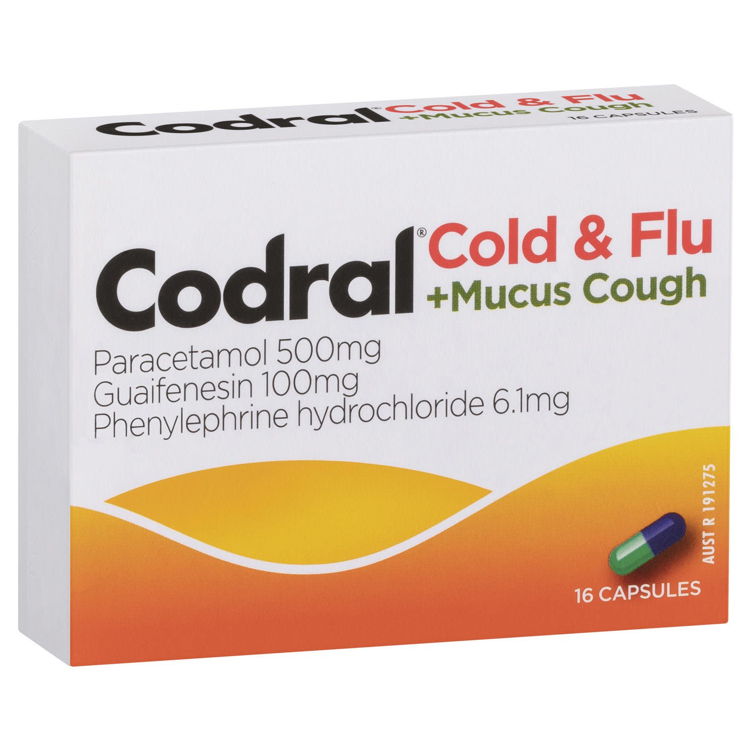 CODRAL® Cold & Flu + Mucus Cough