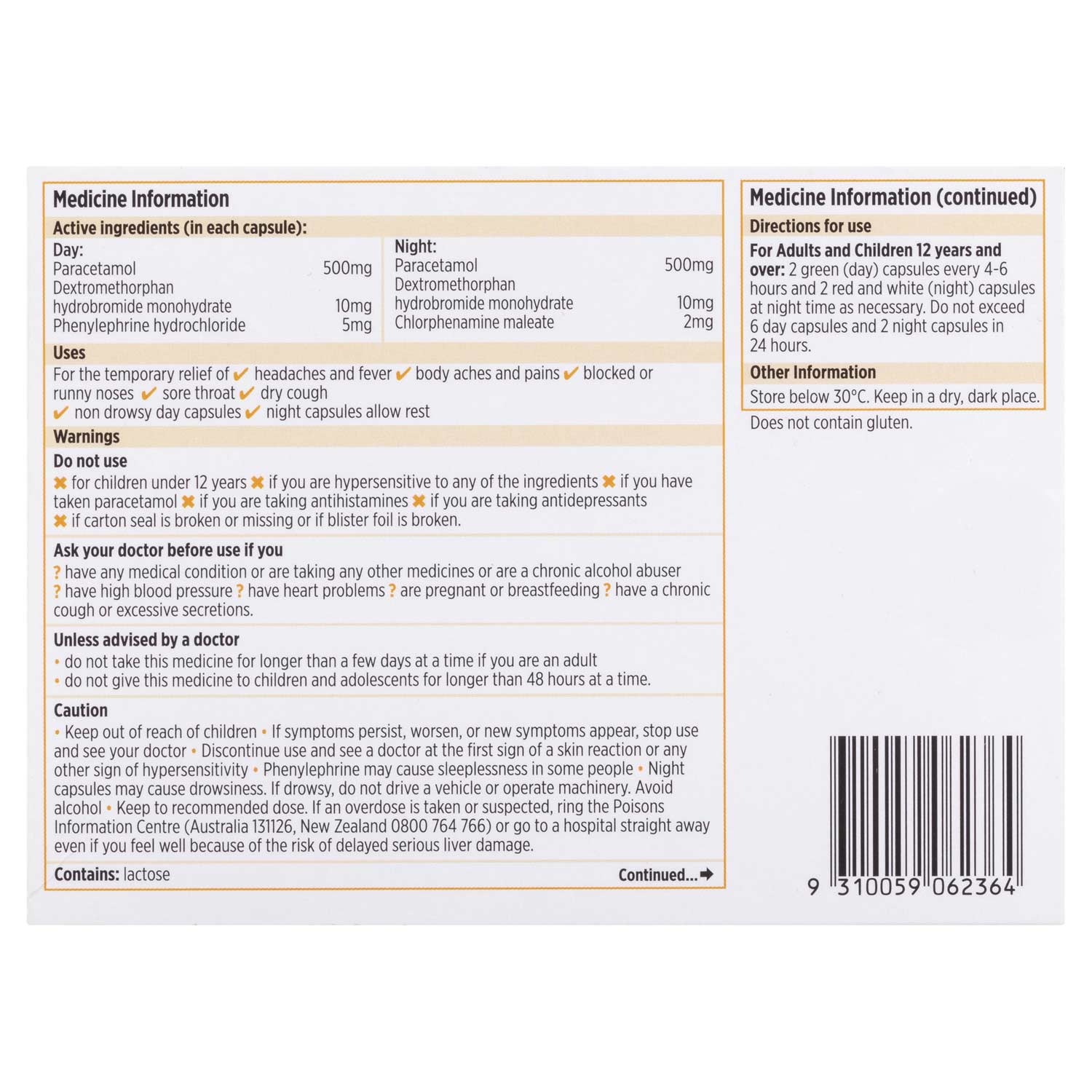 Codral Day & Night + Dry Cough - Image 3 - Codral - en-AU