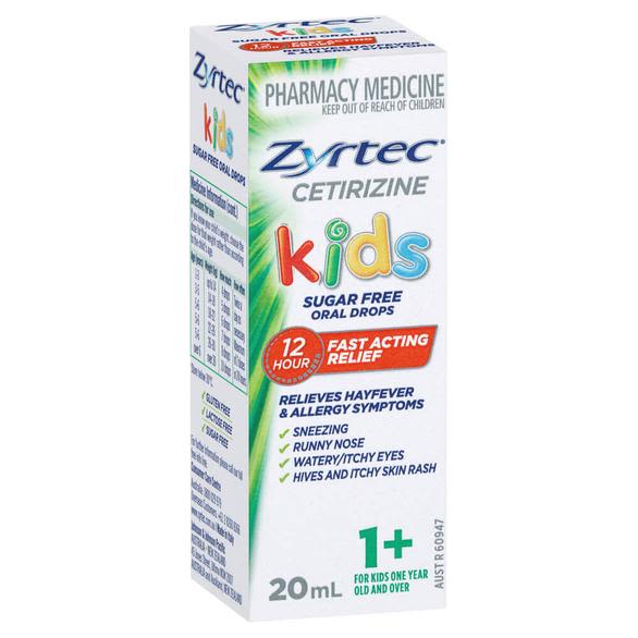 Zyrtec Kids Allergy Antihistamine & Hayfever Oral Drops