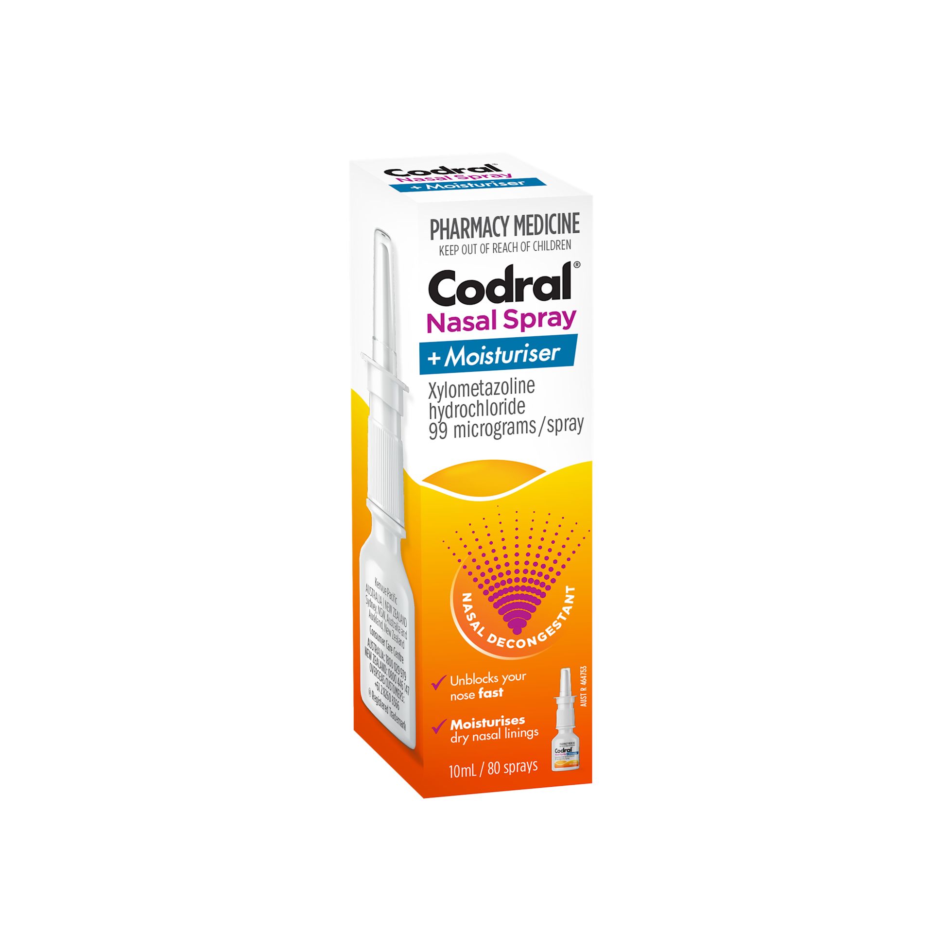 Codral Nasal Spray Xylo 10ml