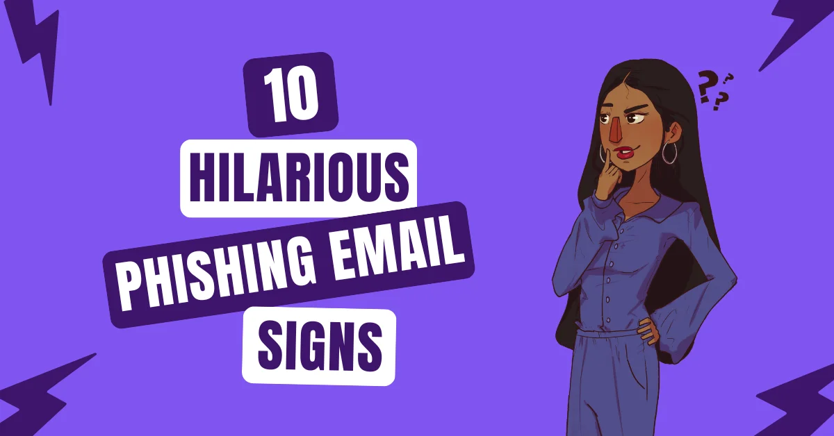 A feature image for a blog about phishing email signs