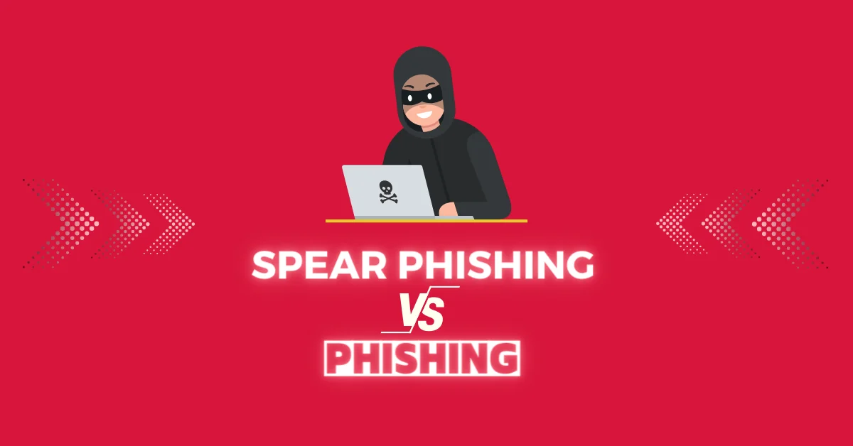 a feature image about spear phishing vs phishing