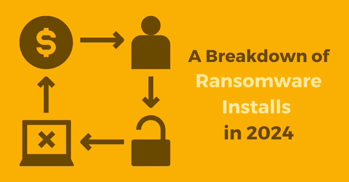 blog image for ransomware installs in 2024