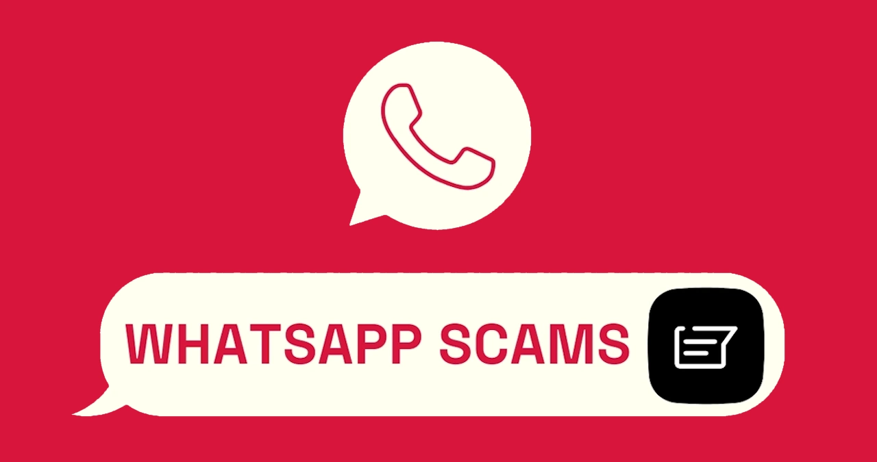 a feature image about whatsapp scams