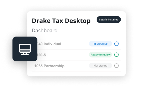 Drake Tax Desktop workflow