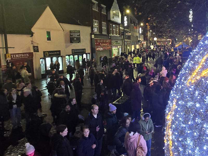 Christmas trees in Brentwood